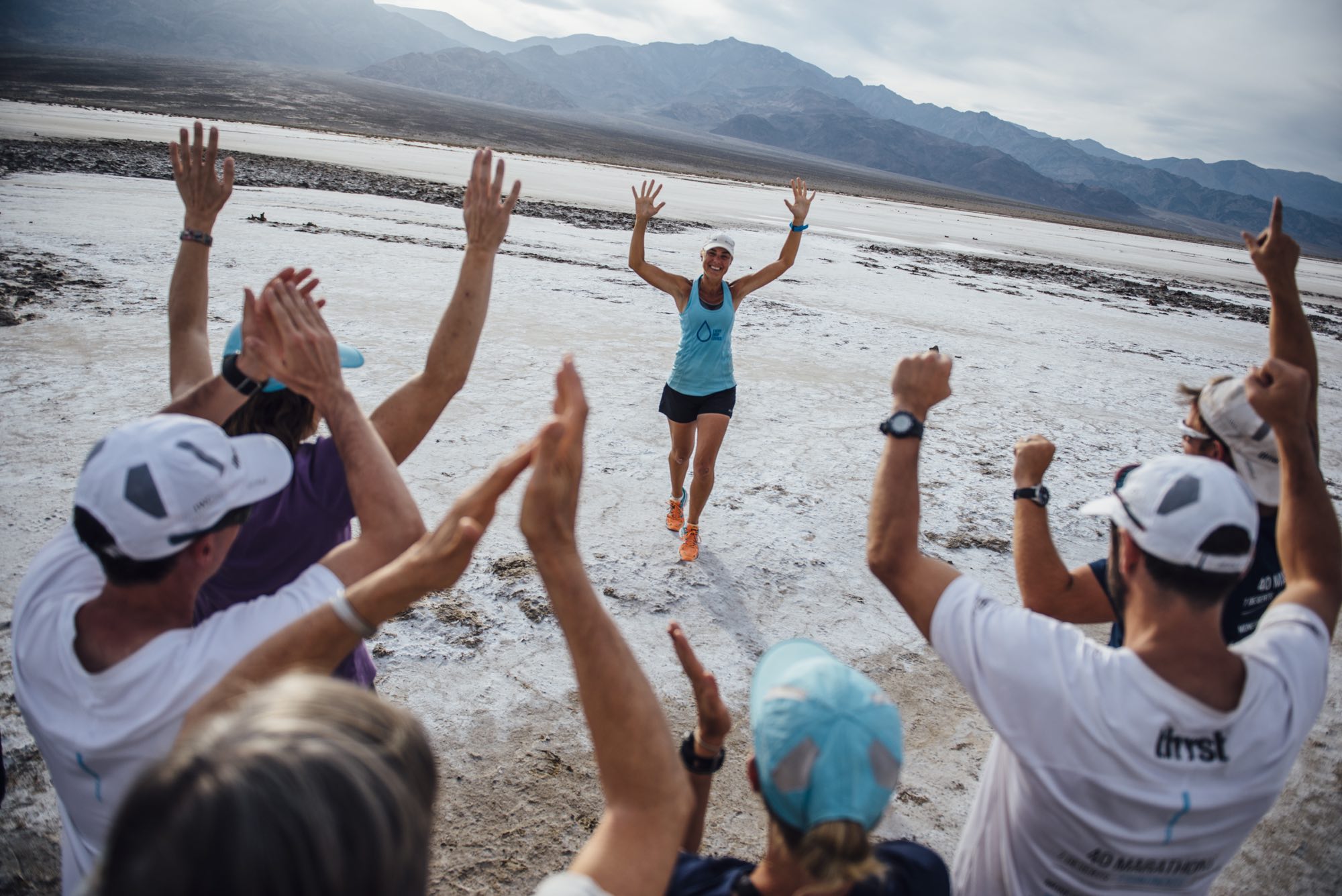 100 marathons in one day- together and all across the world. #RunningDry platform