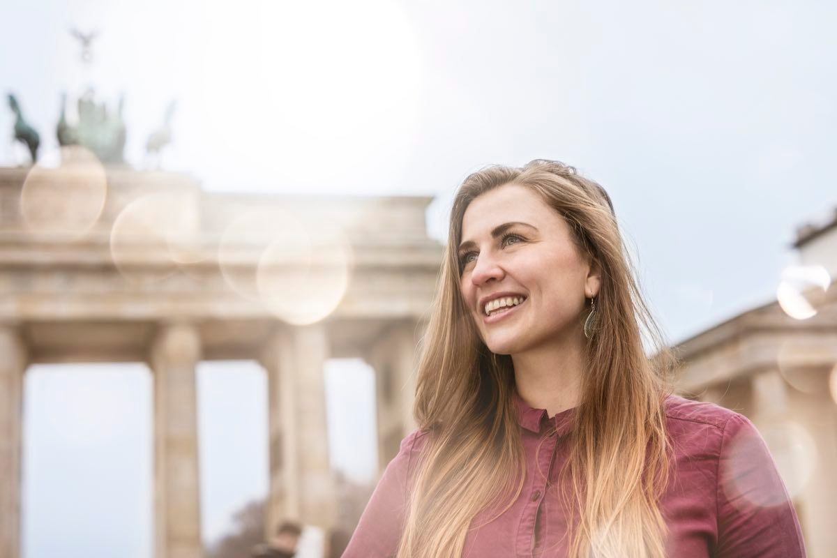 As a UN youth delegate for sustainable development, Rebecca Freitag has been on assignments all over the world © Kristoffer Schwetje Photography