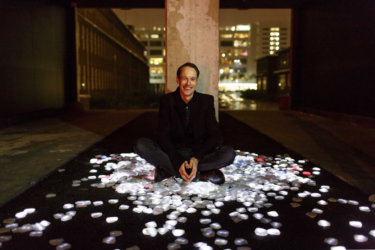 Daan Roosegaarde uin seinem Studio, mit GROW stärkt er nachhaltige Landwirtschaft