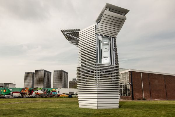 Der Smog Free Tower: Weniger CO2 in der Stadt